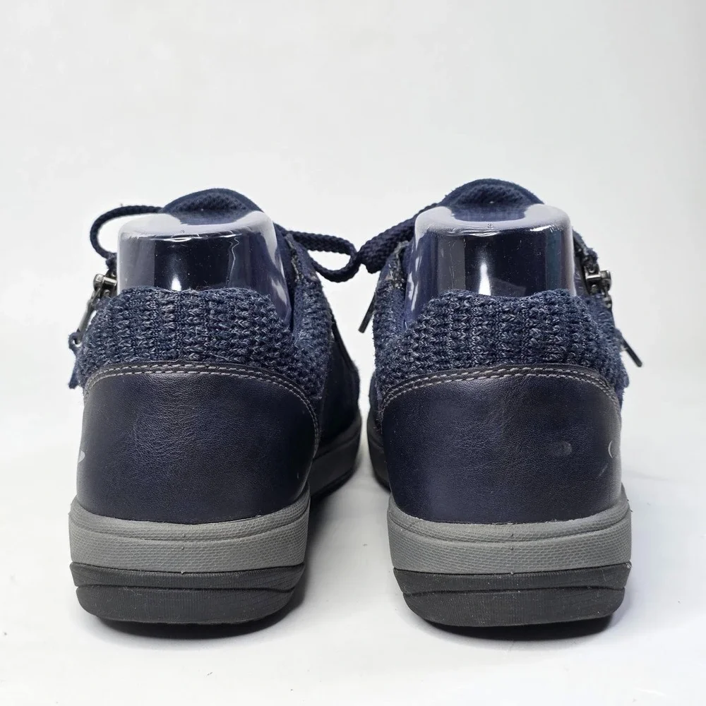 Allrounder by Mephisto Madrigal Women's Sneakers Size 8.5 Navy Suede Shoes